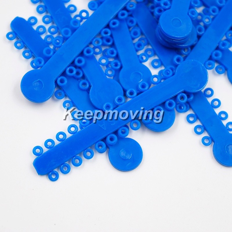 1040 Pcs/Pack Dental Orthodontic Ligature Ties Elastic Rubber Bands 44 Colors