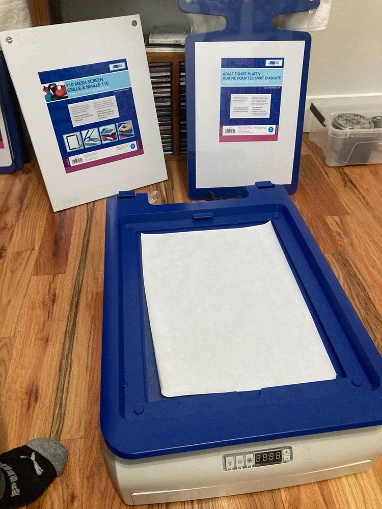 YUDU Provo Craft Personal Screen Printer Machine, #62-5000, Plus Extras
