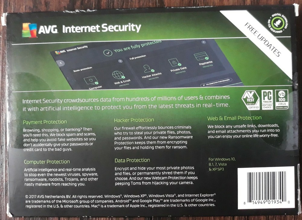 Avg internet security