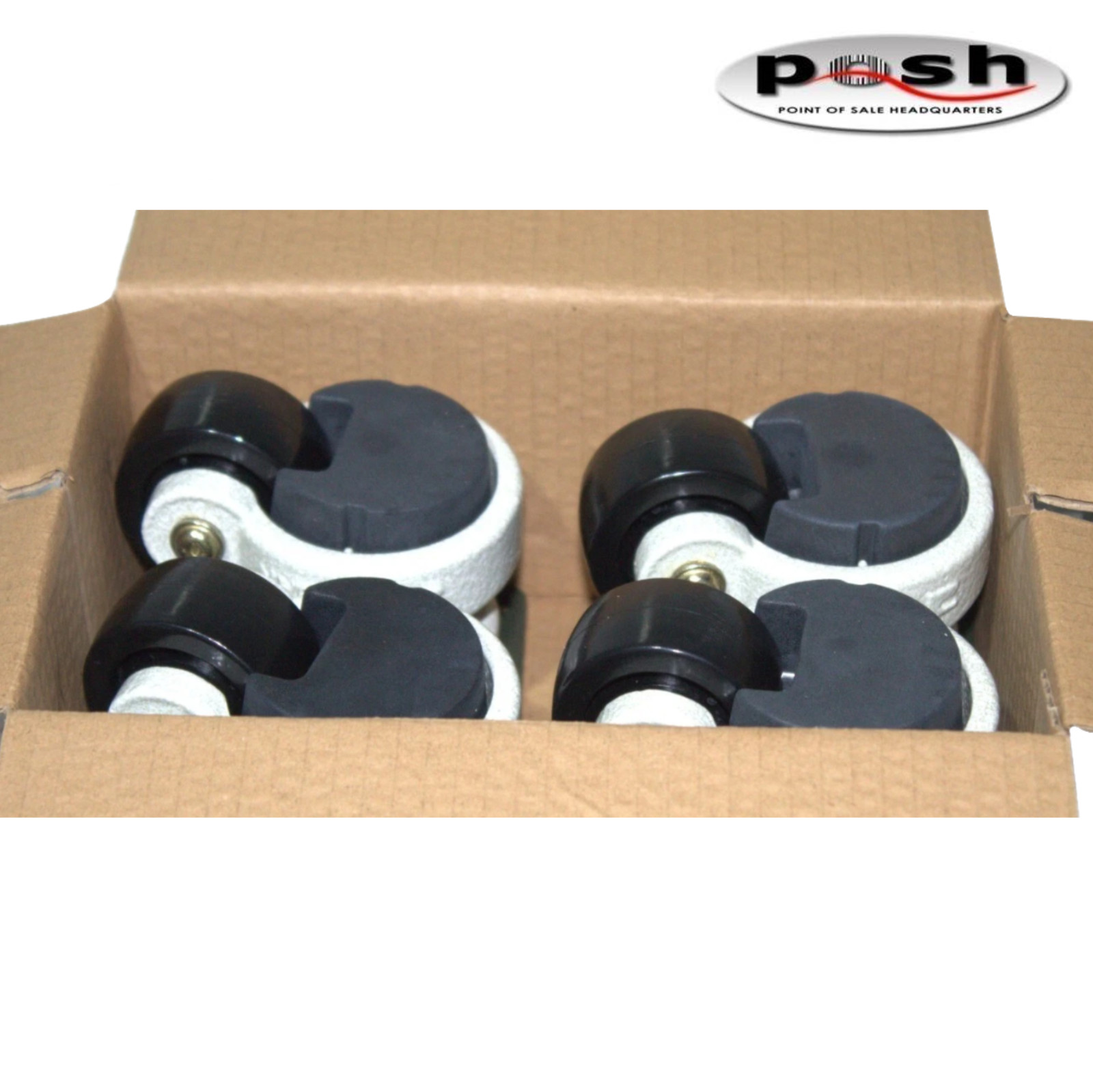 DeXuan MLC-80F-NY 8 pack Leveling Casters- 4400lbs Nylon Wheel Heavy Duty Caster