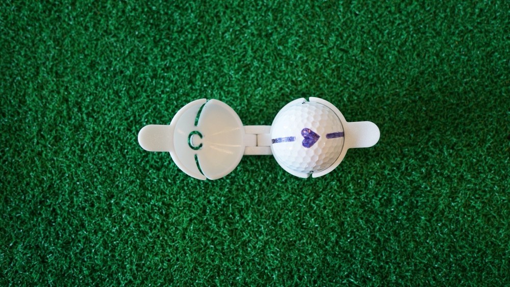 Golf Ball Marker Stencil - 2CT STENCIL ONLY - 2 Sided - Personalized - See Notes