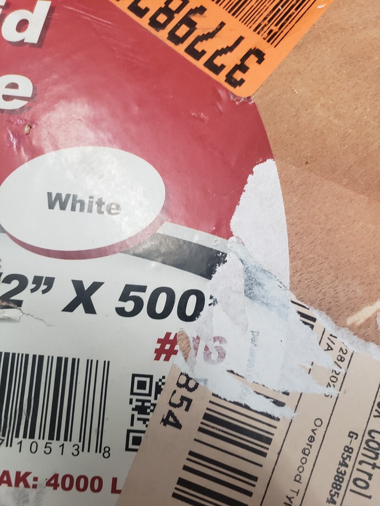 CWC 105130 Solid Braid Nylon Rope - 1/2" x 500' White