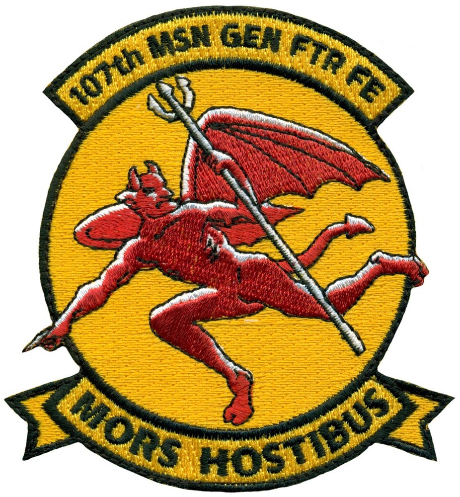 USAF 107th FIGHTER SQUADRON – MGFE - AIR DEFENDER 2023 PATCH