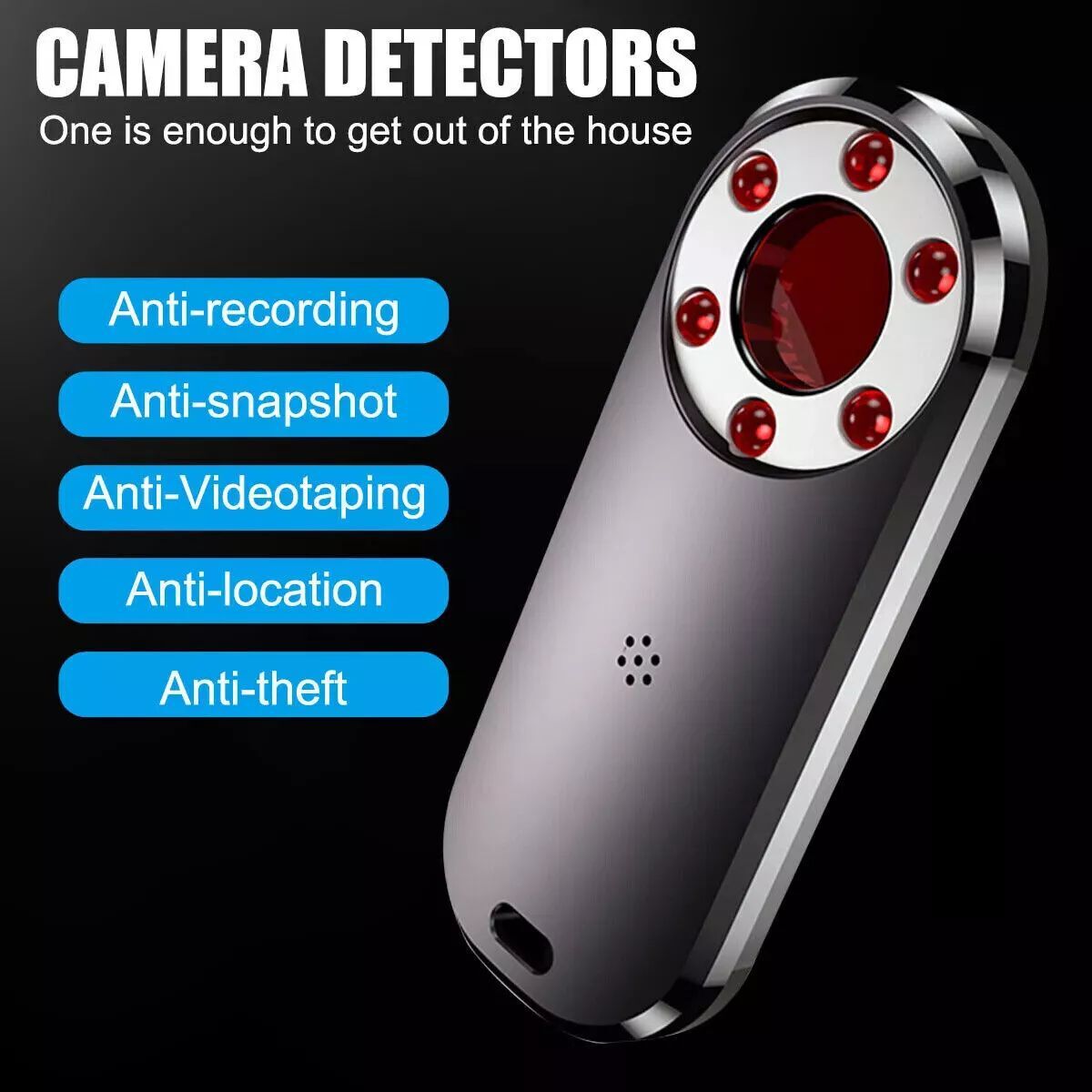 Mini Camera Detector GPS Tracker Finder Scanner Anti-Tracked Bug Prevent Monitor