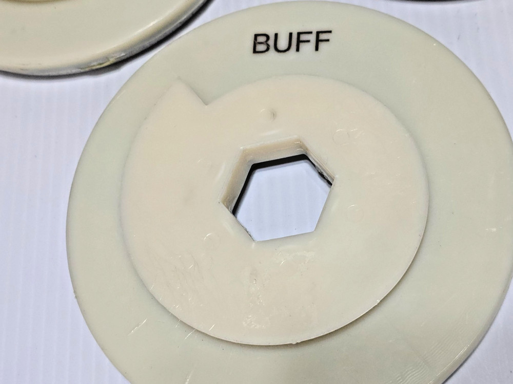 3 PC - #50, #3000 & BUFF Snail Lock Polishing Disc