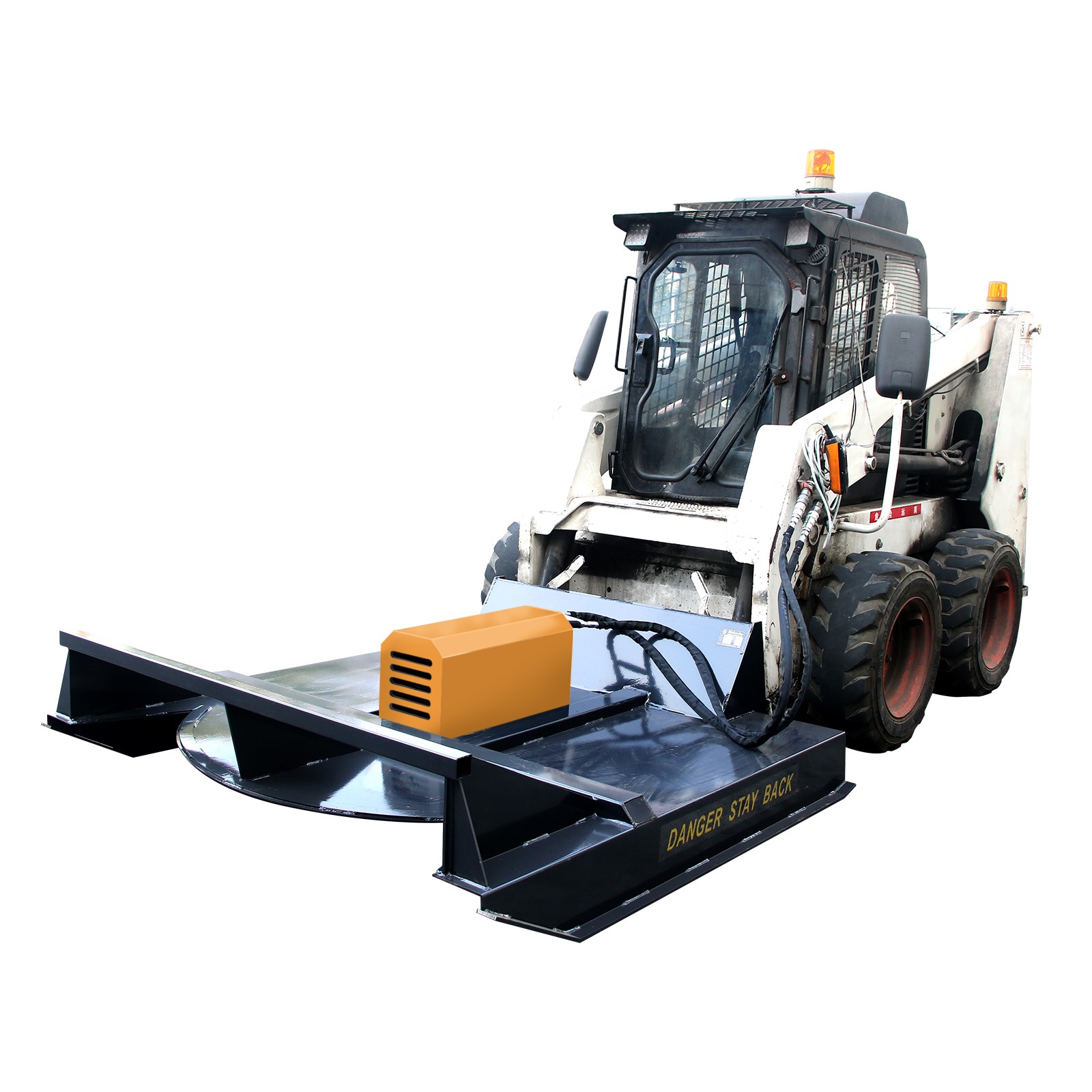 Wolverine BC-13-72W Skid Steer Brush Cutter Mower 72in Heavy Duty 2 Blades