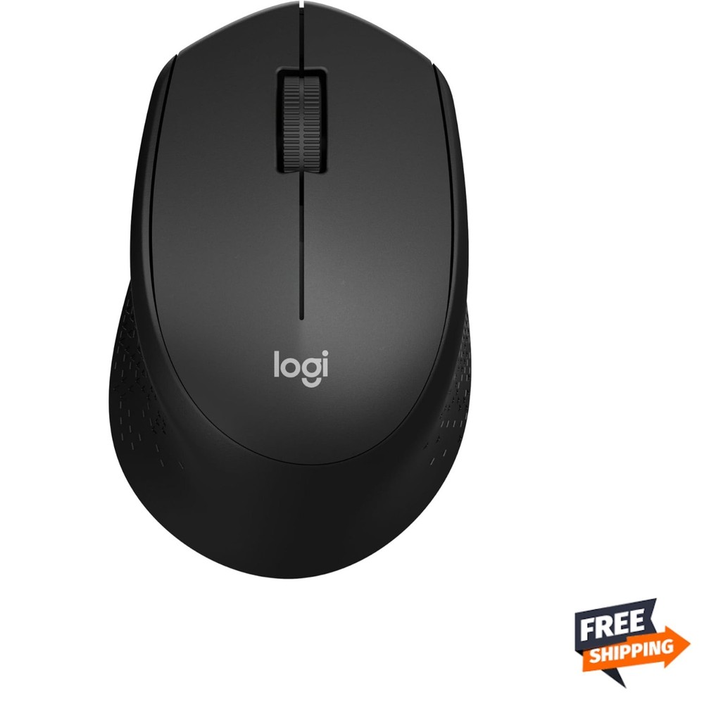 M330 Silent Wireless Mouse, 2.4GHz with USB Receiver, Optical Tracking, Quiet...