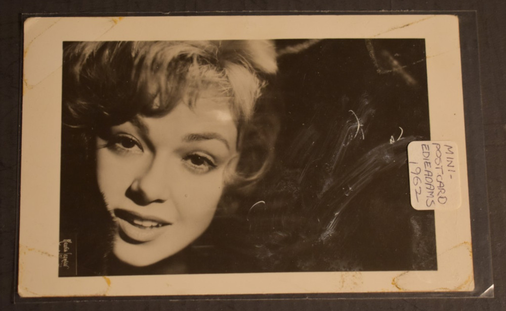 Edie Adams - Signed Postcard - 1962