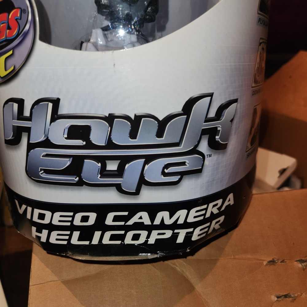 SPIN MASTER - Air Hogs - Hawk Eye - dark Gray - VIDEO CAMERA HELICOPTER NEW