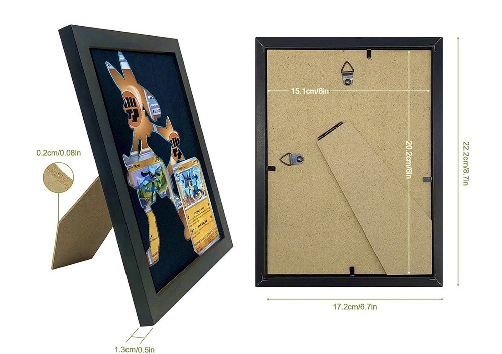 Houndstone Pokemon Card Frame - Houndstone Card -Houndstone Silhouette Art