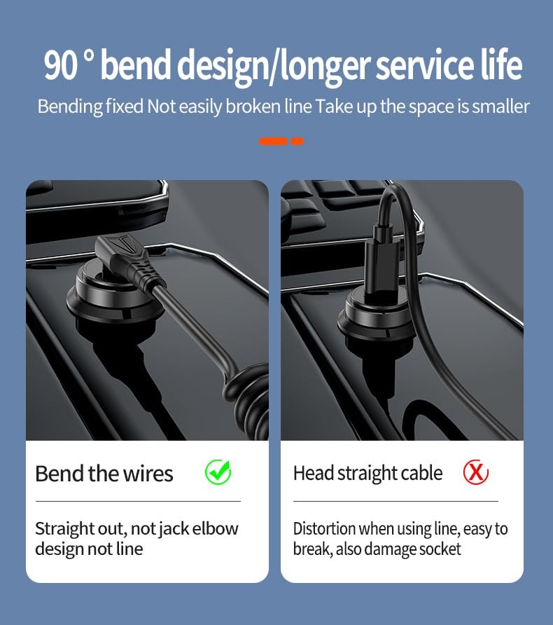 2 Pack Coiled USB C to C Cable - 90 Degree Right Angle Type C, 60W Fast...