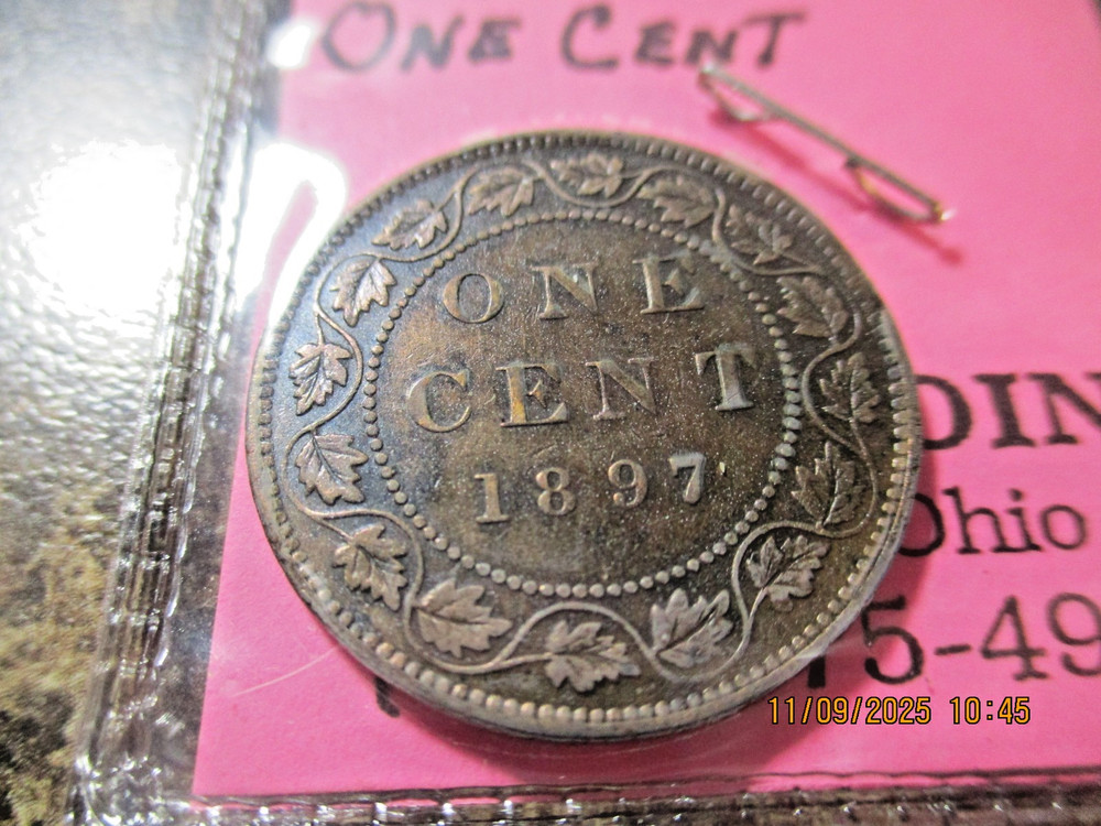 1897 CANADA LARGE CENT GH