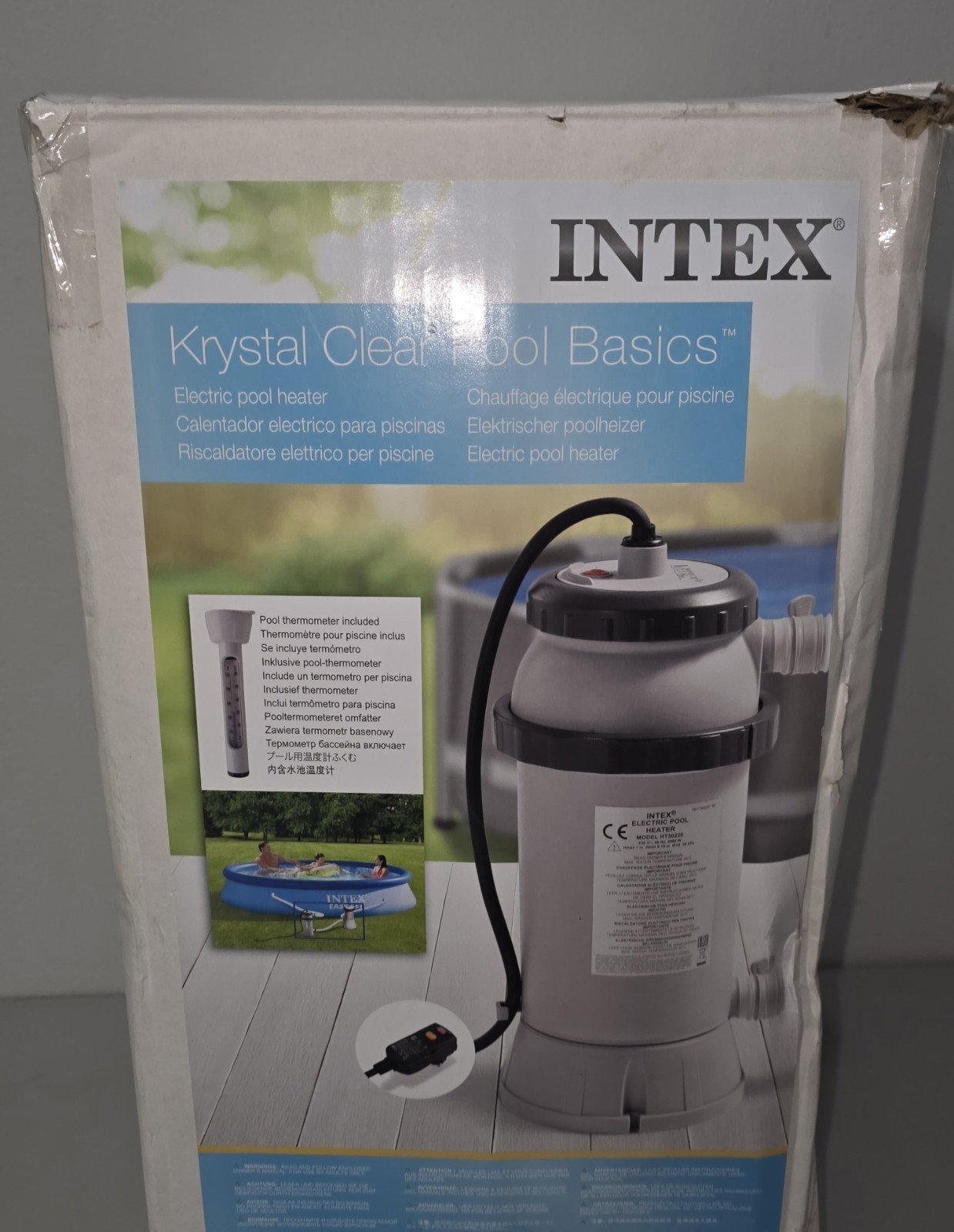 Intex M Pool Heater 28684 HT30220-1 #6941057401904 EU EUROPEAN PLUG - OPEN BOX