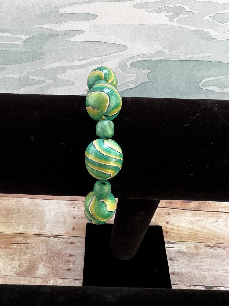 Handmade  Clay Beaded Bracelet