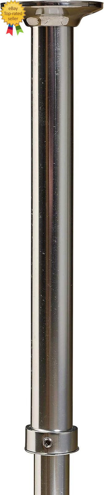 Rustproof round Shower Curtain Rod for Clawfoot Tub with Easy Installation Oval