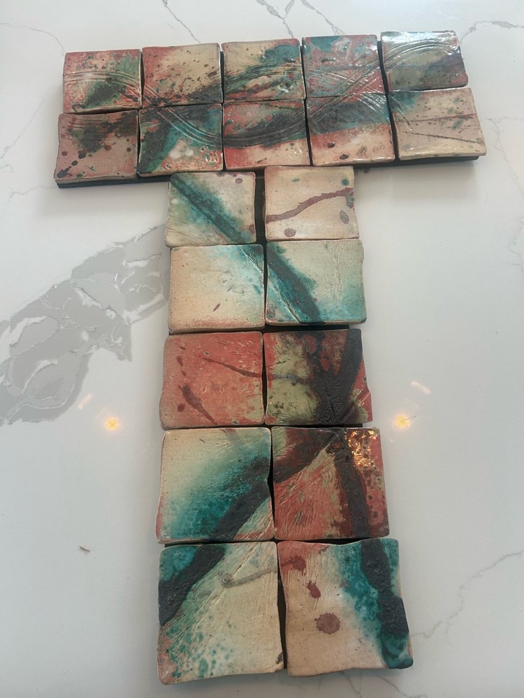 TOM RADCA (american) Ceramic wall hanging Tilas