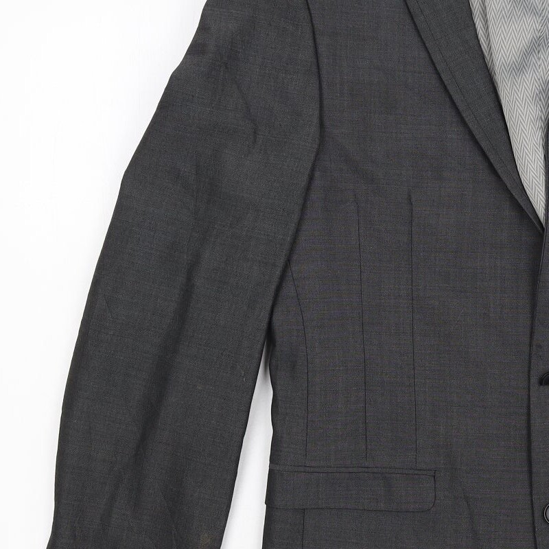 NEXT Mens Grey Wool Blend Suit Jacket Size 40