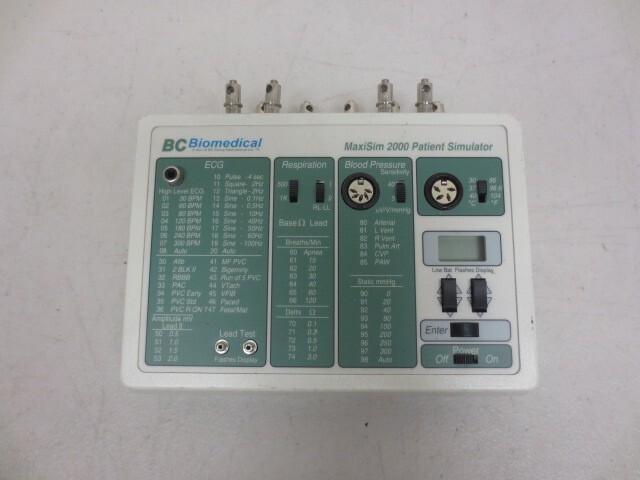 BC Biomedical MAXISIM 2000 Patient Simulator *Untested*
