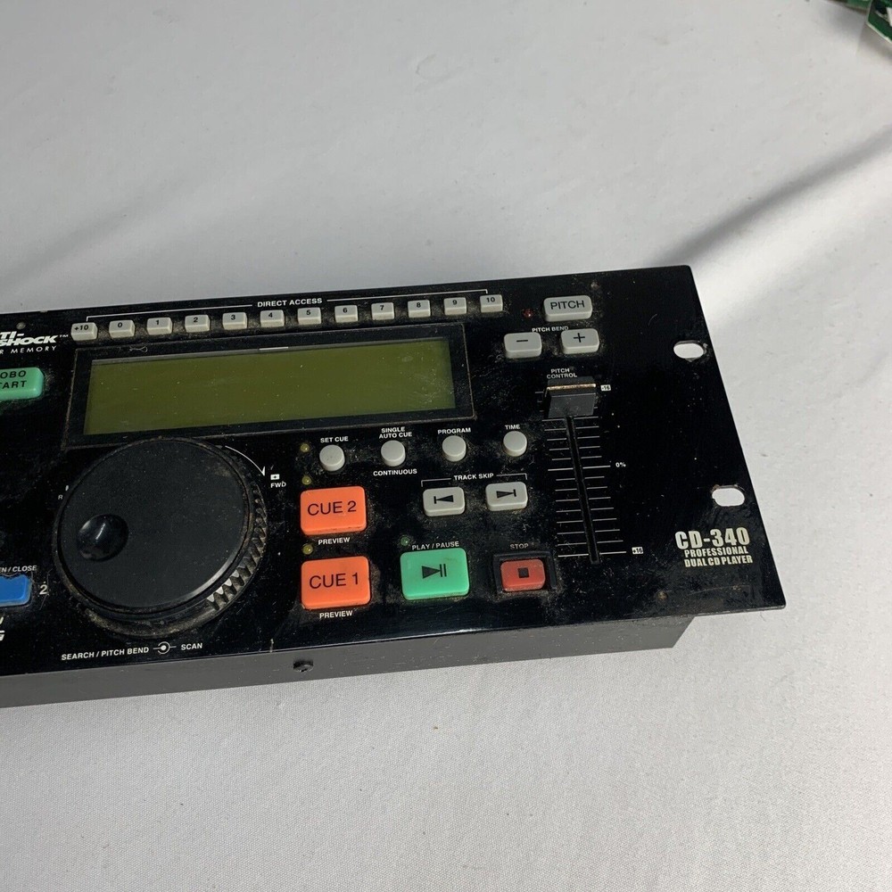 Gemini CD-340 Anti-Shock Buffer Memory Professional Dual CD player