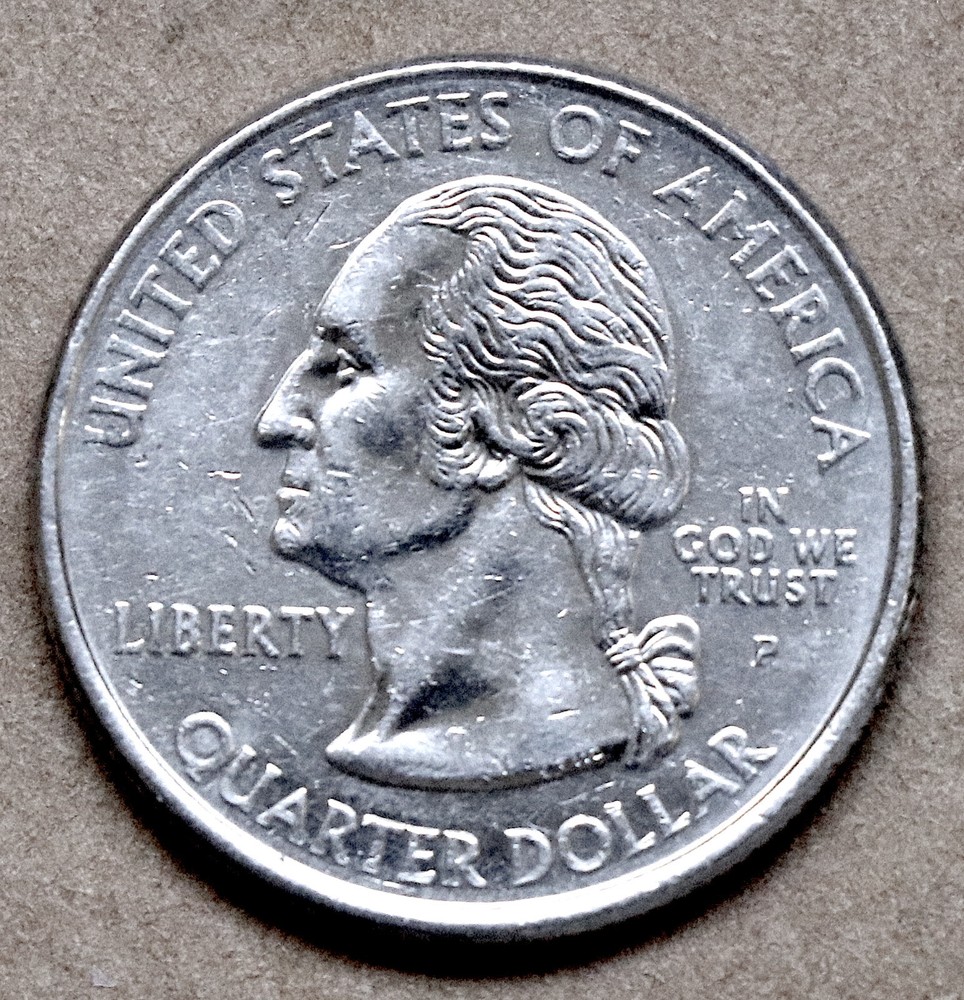 2001 P Vermont State Quarter, ciculated