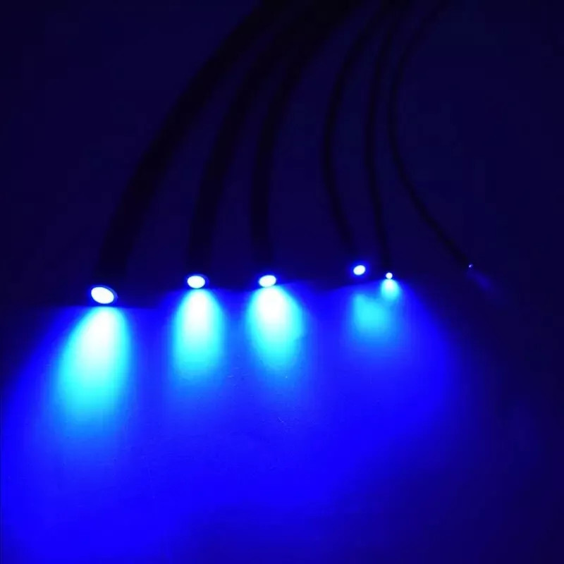 Black Cover Super Bright Solid Core End Glow Optic Fiber 1~10mm Thick Cable