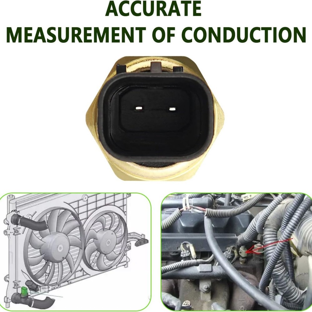 1PCS 5149077AB Engine Coolant Temperature Sensor For Dodge Durango 2008-2022