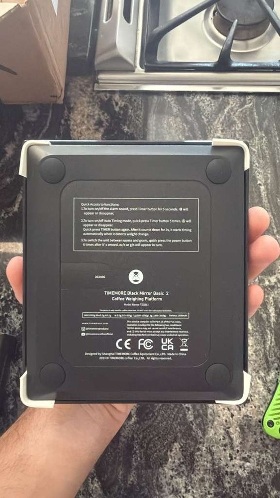 TIMEMORE Coffee Scale Basic 2.0 Espresso Scale Timer Flow Rate 2000g 2024