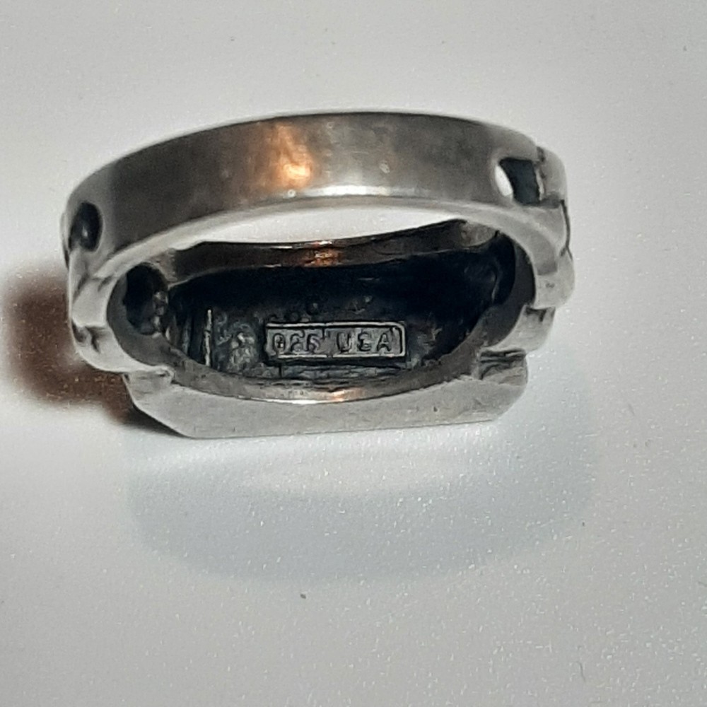 KISS Logo Ring Sterling Silver