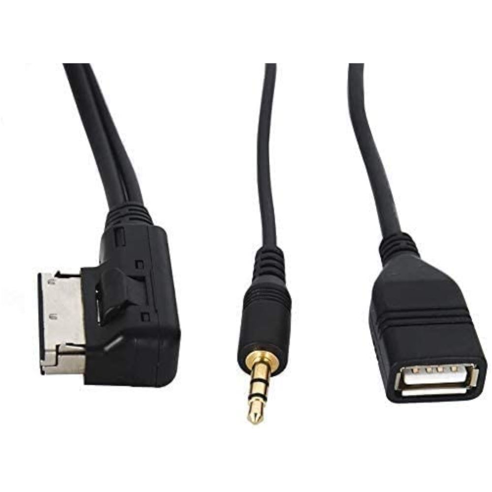 MMI USB AUX For Skoda Octavia Fabia Superb Interface 3.5mm Cable MDI interface