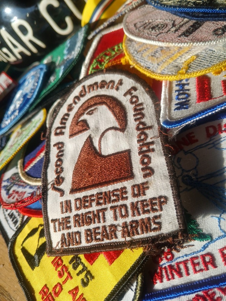 Vintage Second Amendment Foundation Right to Keep Bear Arms Patch Firearms