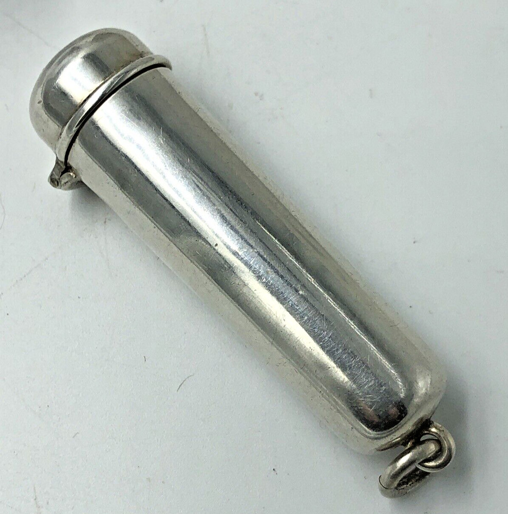 Chester Silver Cigarette Cheroot holder Case or Needle Case 1902 William Neale