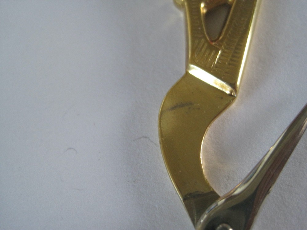 ITALY Stork Embroidery Scissors