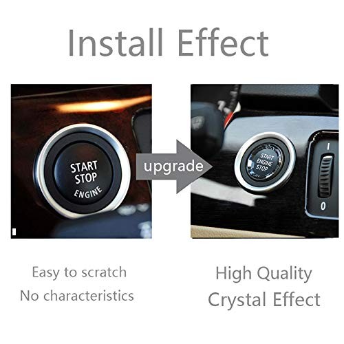 crystal style engine start stop switch ignition button fit E chassis code E60