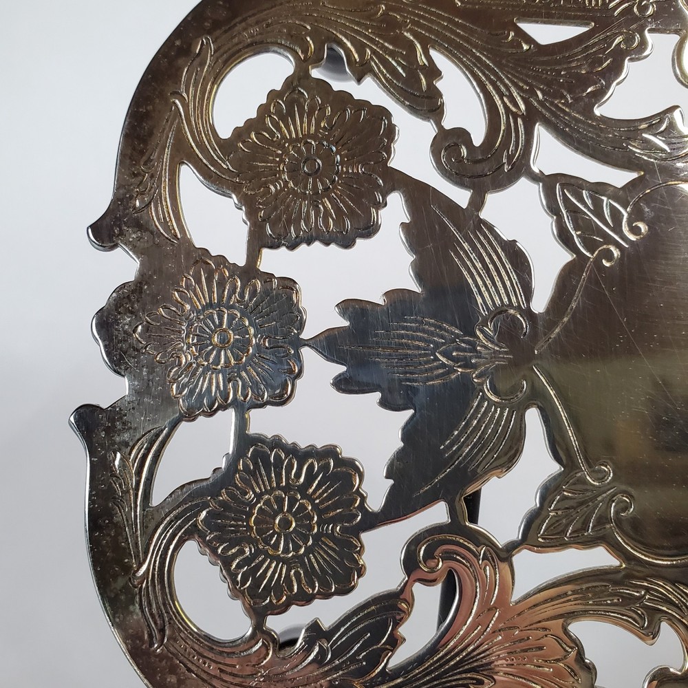 Silver Plated Wallace Trivet Pot Holder