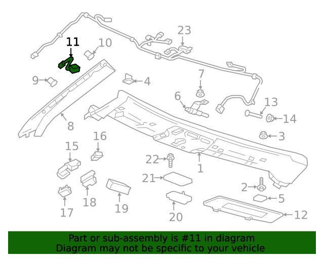 Genuine GM Communication Interface Module Microphone 84828871