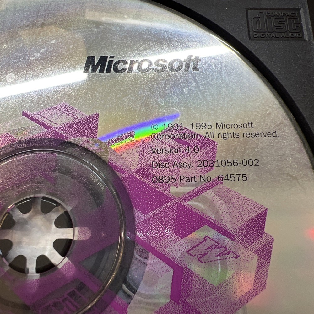 Microsoft Visual Basic Enterprise Edition Version 4 CD