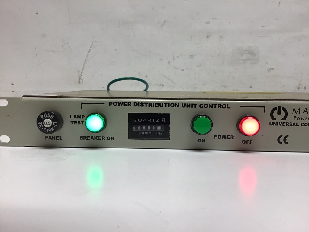Marway UCP31015-5B 19" Rack Mount Power Distribution Control Panel w/ Hour Meter