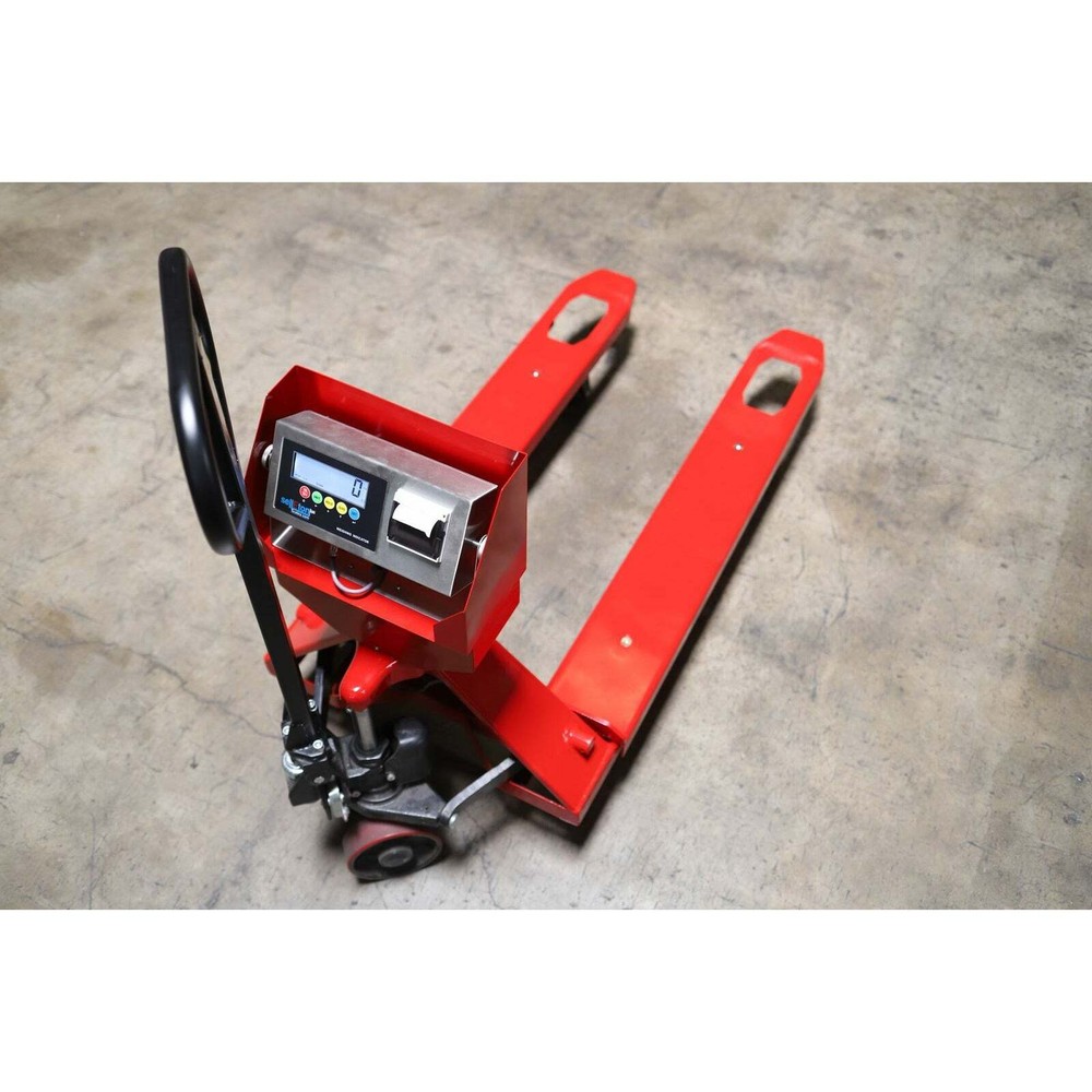 SellEton Pallet Jack Scale with Built-in Printer l 5000 lb Capacity