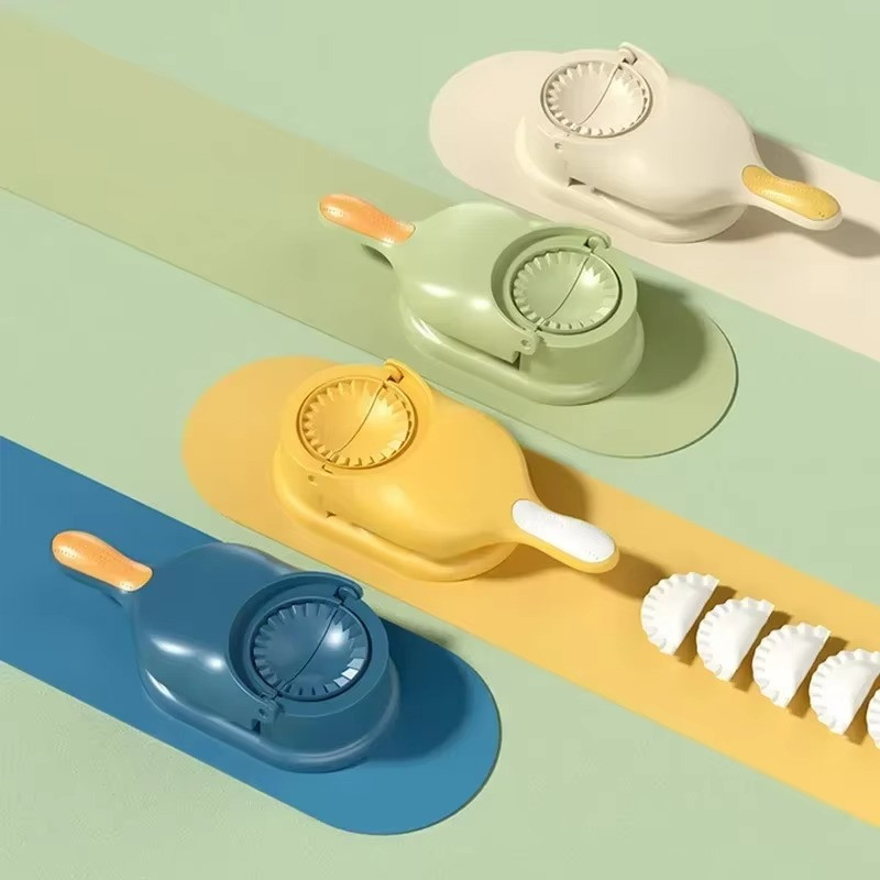 2-in-1 DIY Dumpling Maker & Dough Press Mold with Spoon