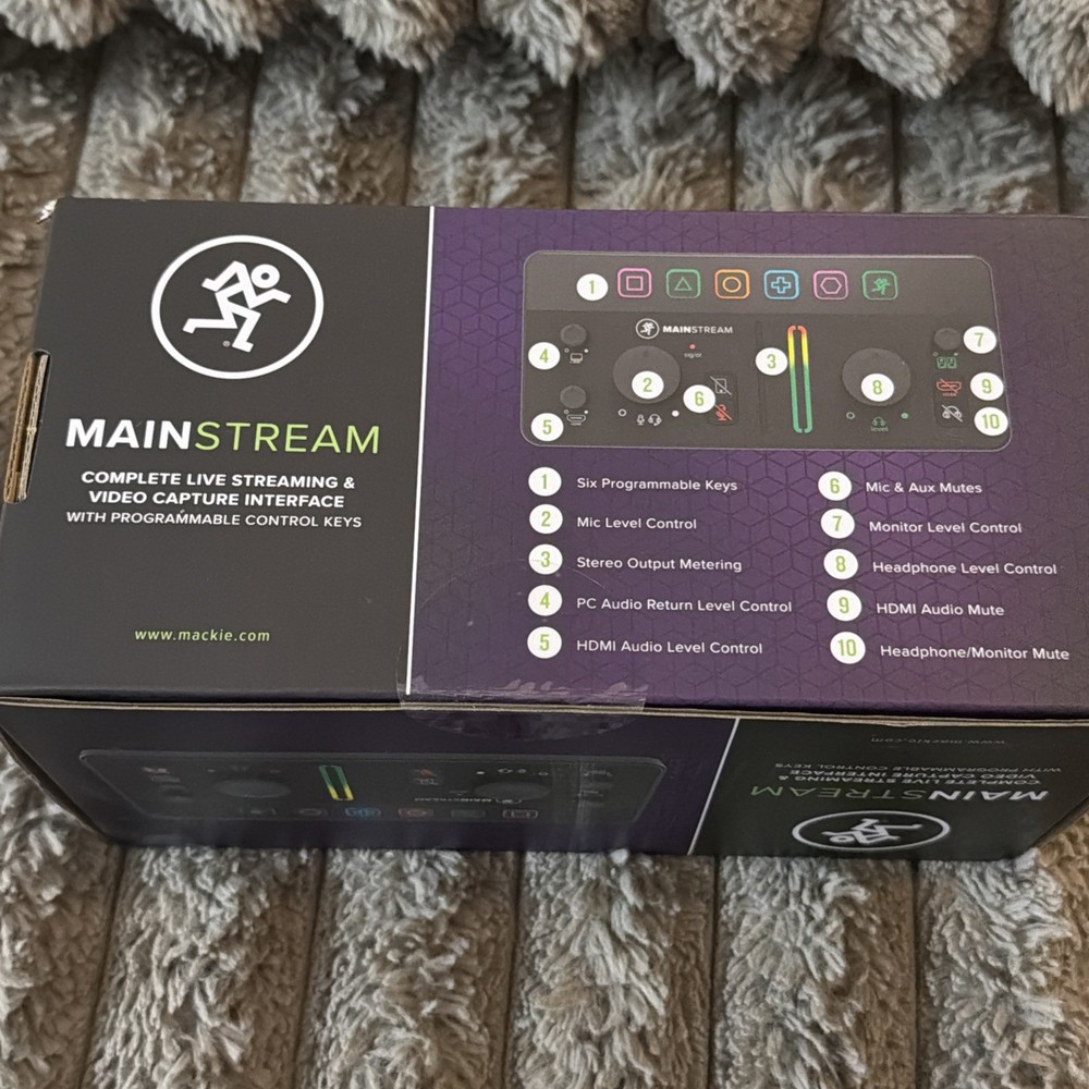 Mackie Mainstream Streaming Capture Interface: Slim Computer Accessories