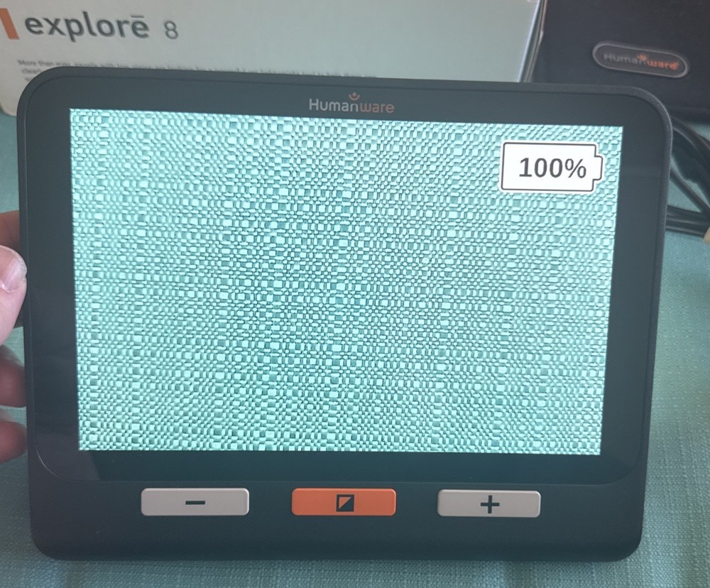 Humanware Explore 8 Portable Electronic Video Magnifier - Mint Condition