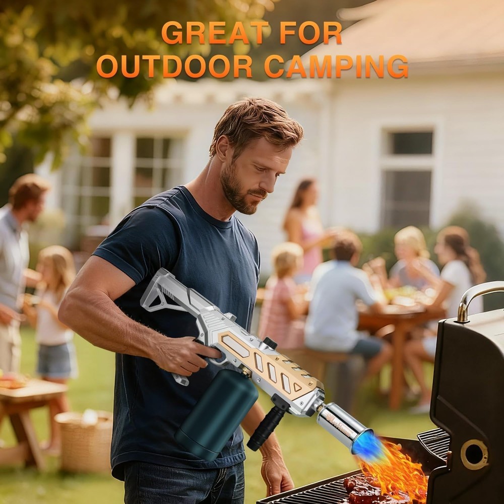 Adjustable Propane Torch for Searing, BBQ & Welding - Portable & Durable Design