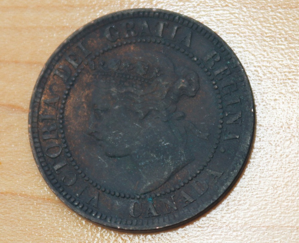 1893 Canada 1 Cent Victoria