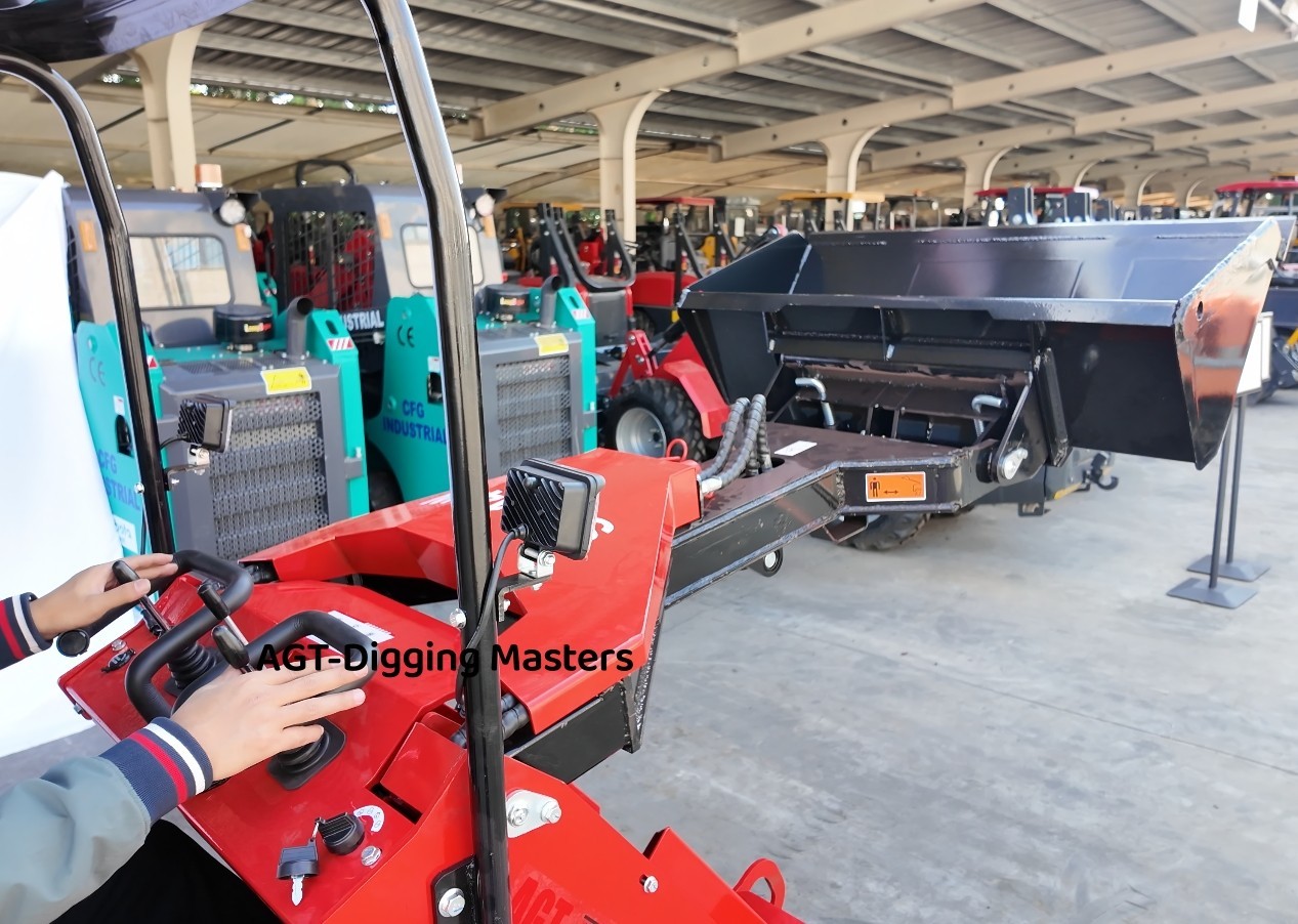 SDA-140W Ride-On Wheeled Mini Skid Steer Loader with RATO Engine