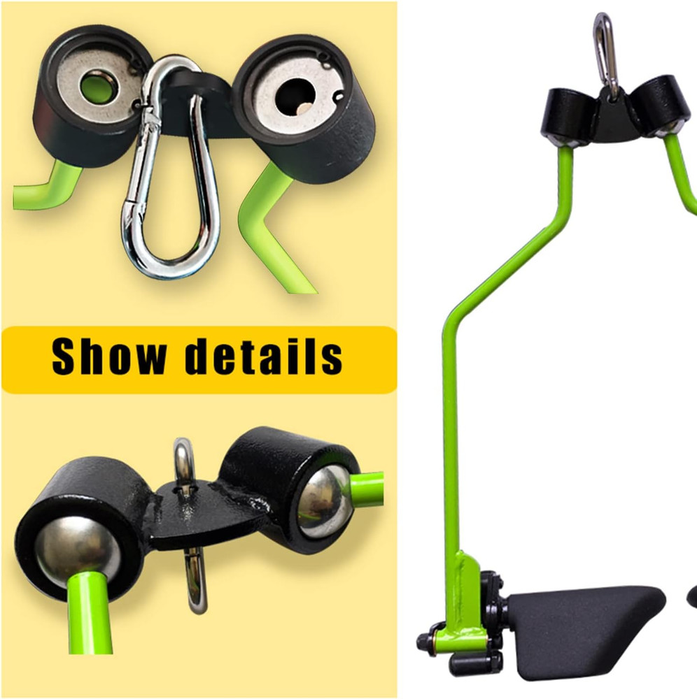 Adjustable Lat Pull Down Bar for Cable Machines and Home Gyms