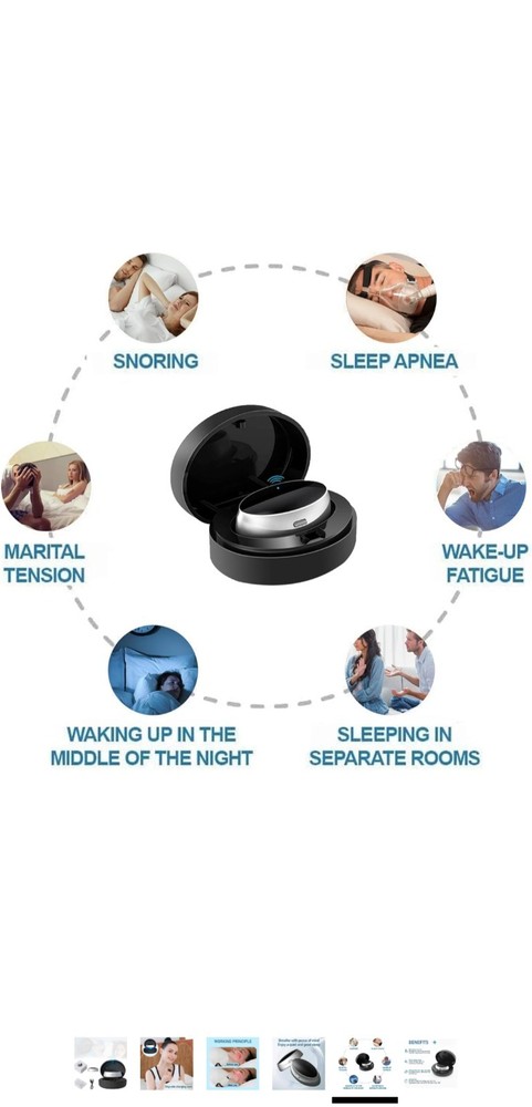 2026 Professional Anti-Snoring Device 3-Speed Adjustment Smart Snoring Solution