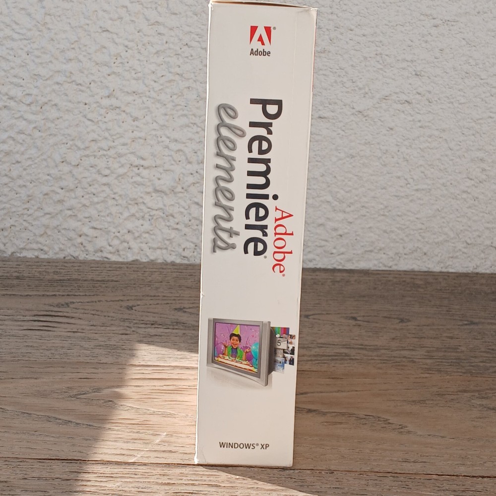 Adobe Premiere Elements for Windows XP PC CD-ROM Video Editing Software