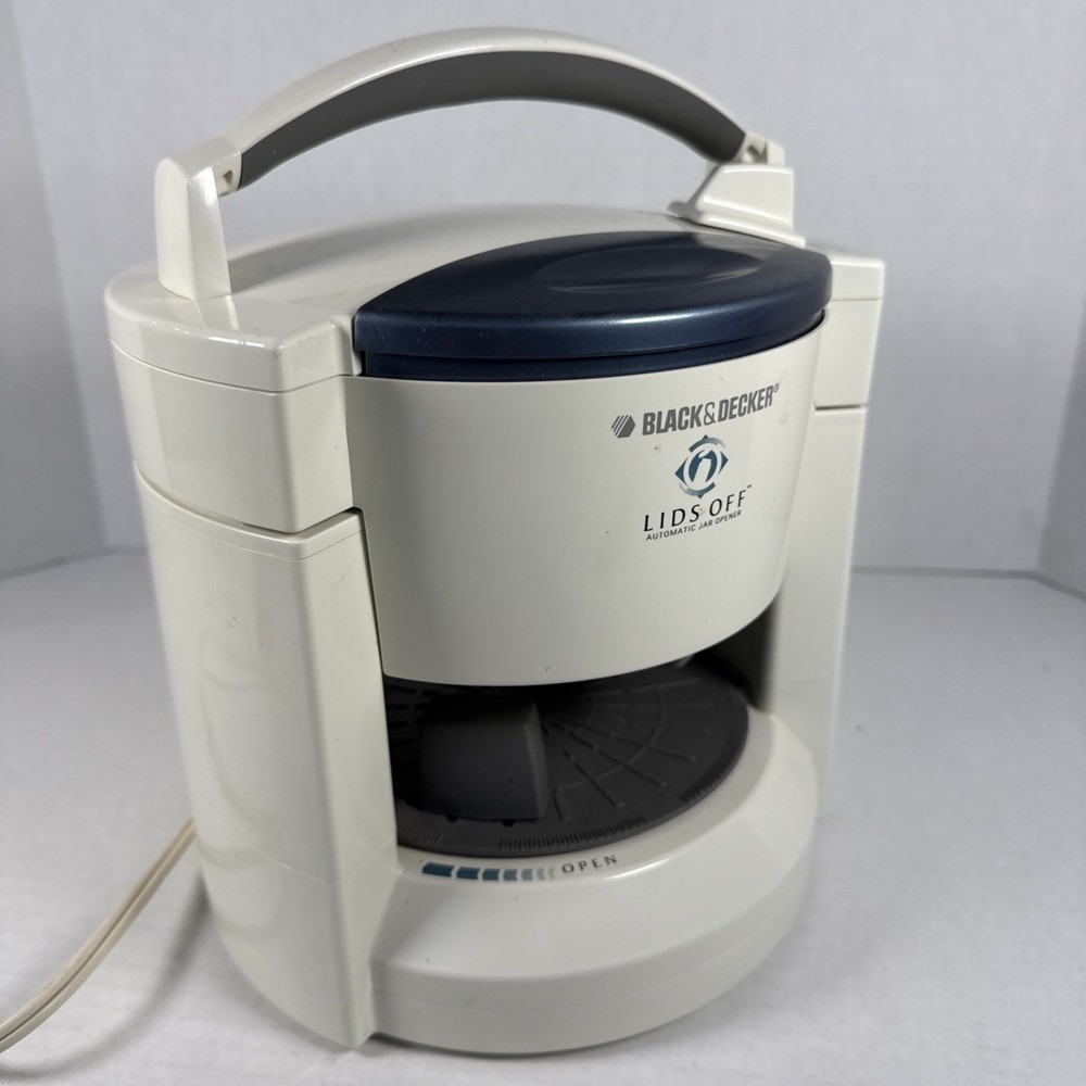 Black & Decker Lids Off Automatic Jar Opener White JW200 Working