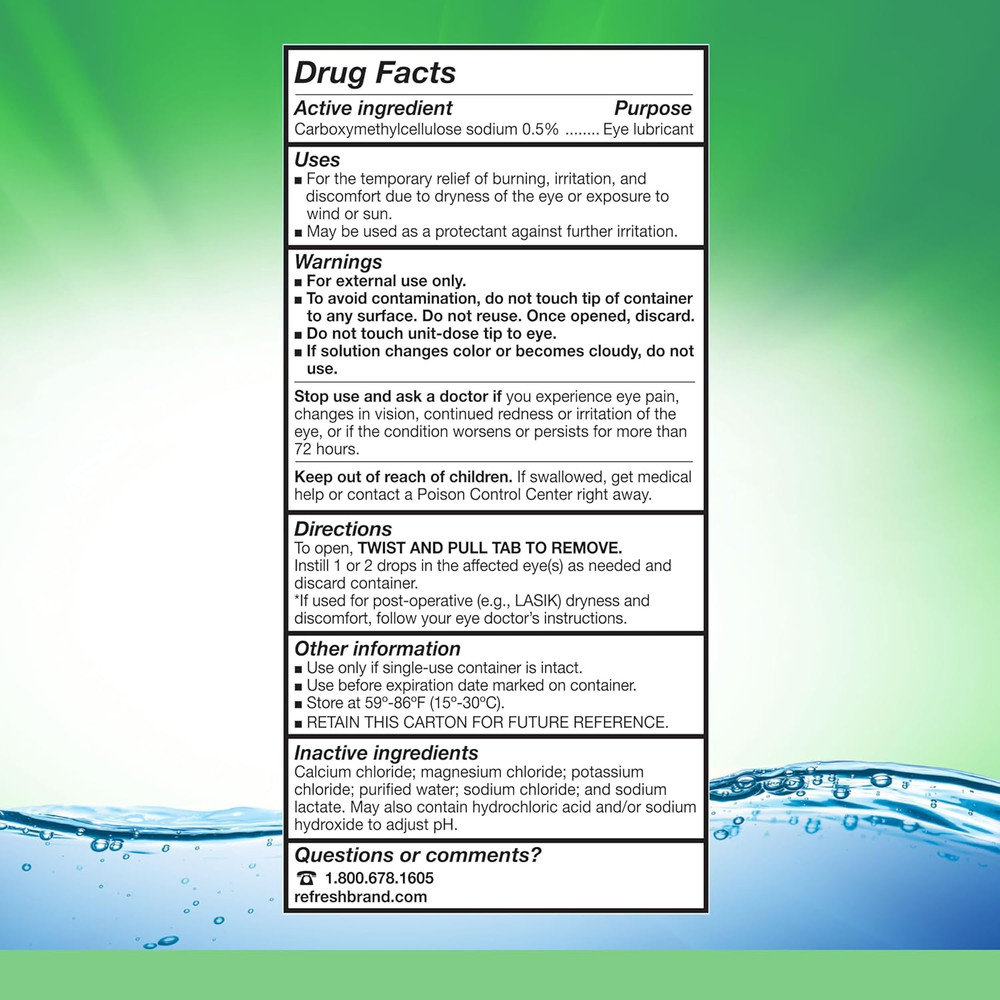 Refresh Plus Preservative-Free Lubricant Eye Drops, 70 Singles