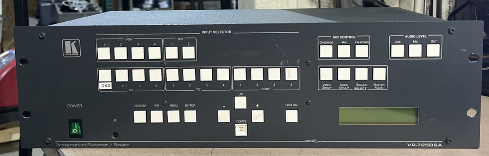 KRAMER VP-725DSA DIGITAL PRESENTATION SWITCHER/SCALER